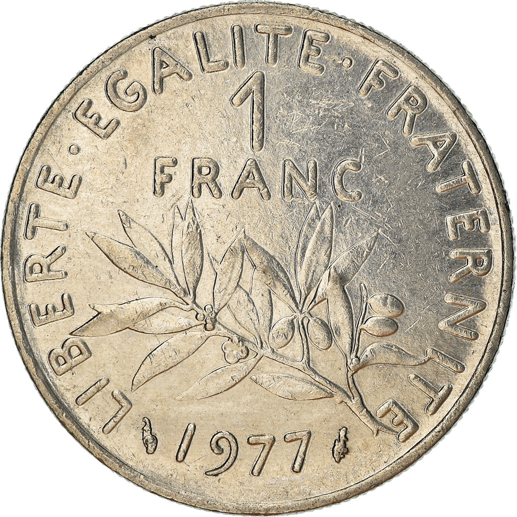 Monnaie, France, Semeuse, Franc, 1977, Paris, TTB+, Nickel, Gadoury:474