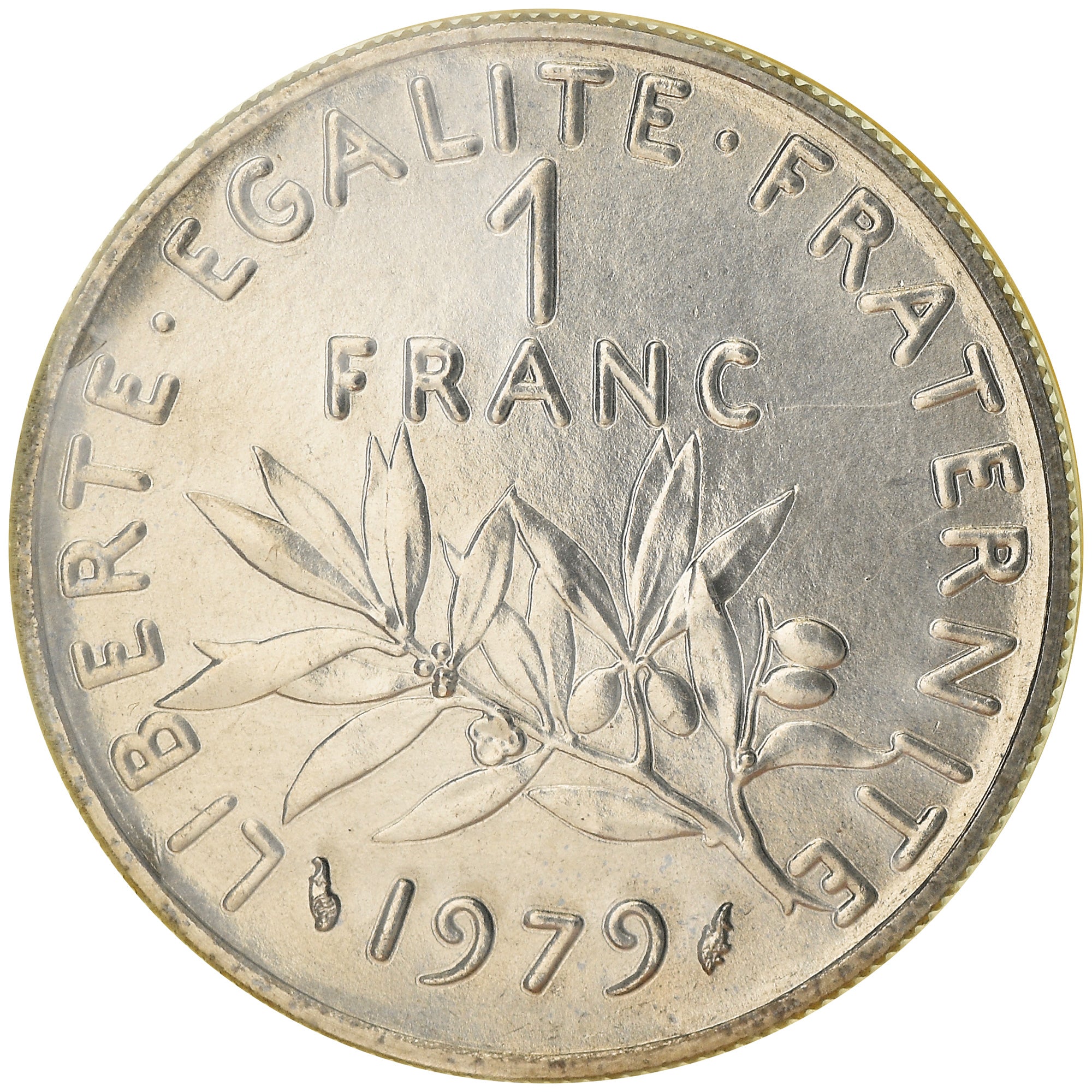 Coin, France, Semeuse, Franc, 1979, Paris, MS(65-70), Nickel, KM:925.1