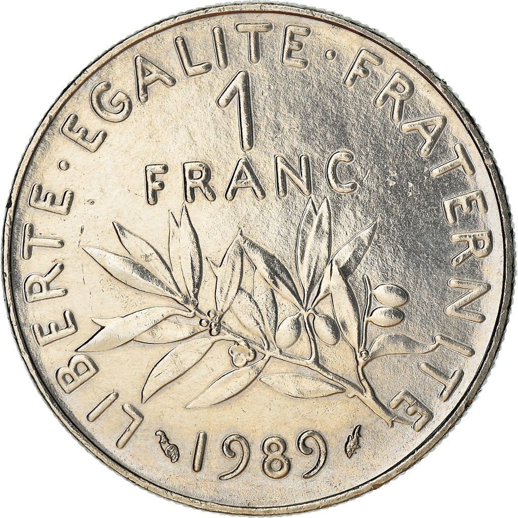Monnaie, France, Semeuse, Franc, 1989, Paris, SUP+, Nickel, Gadoury:474