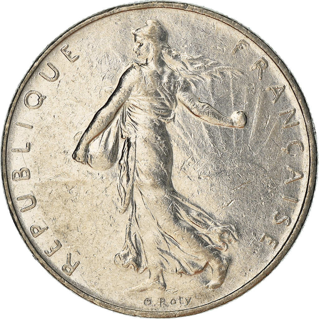Munten, Frankrijk, Semeuse, Franc, 1992, ZF, Nickel, KM:925.2, Gadoury:474
