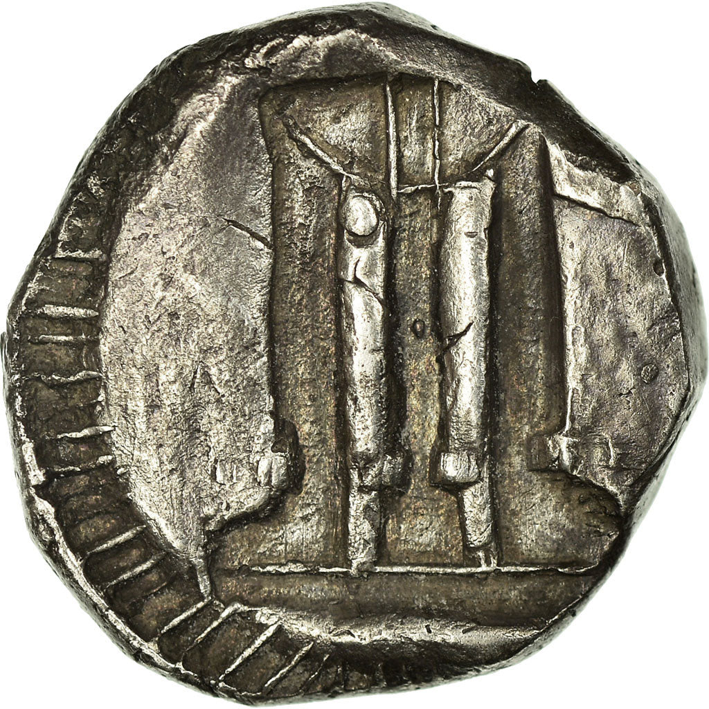 Monnaie, Bruttium, Crotone (550-480 Bf JC), Didrachme, Kroton, TTB, Argent