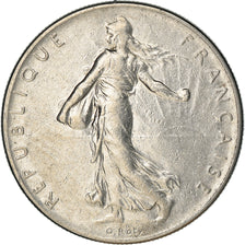 Coin, France, Semeuse, Franc, 1965, Paris, AU(50-53), Nickel, KM:925.1