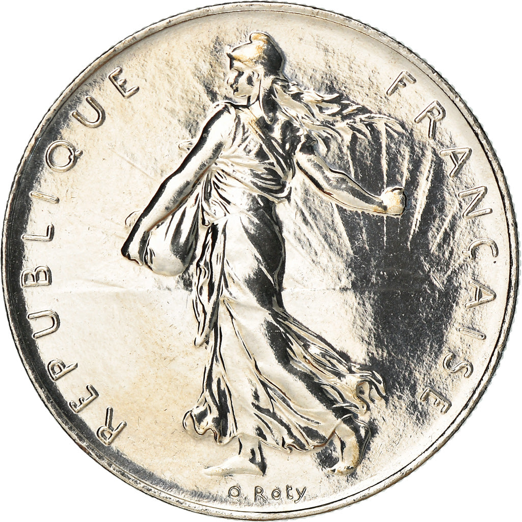 Coin, France, Semeuse, Franc, 2001, Paris, BU, MS(65-70), Nickel, KM:925.1