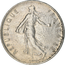 Coin, France, Semeuse, 5 Francs, 1975, Paris, EF(40-45), Nickel Clad