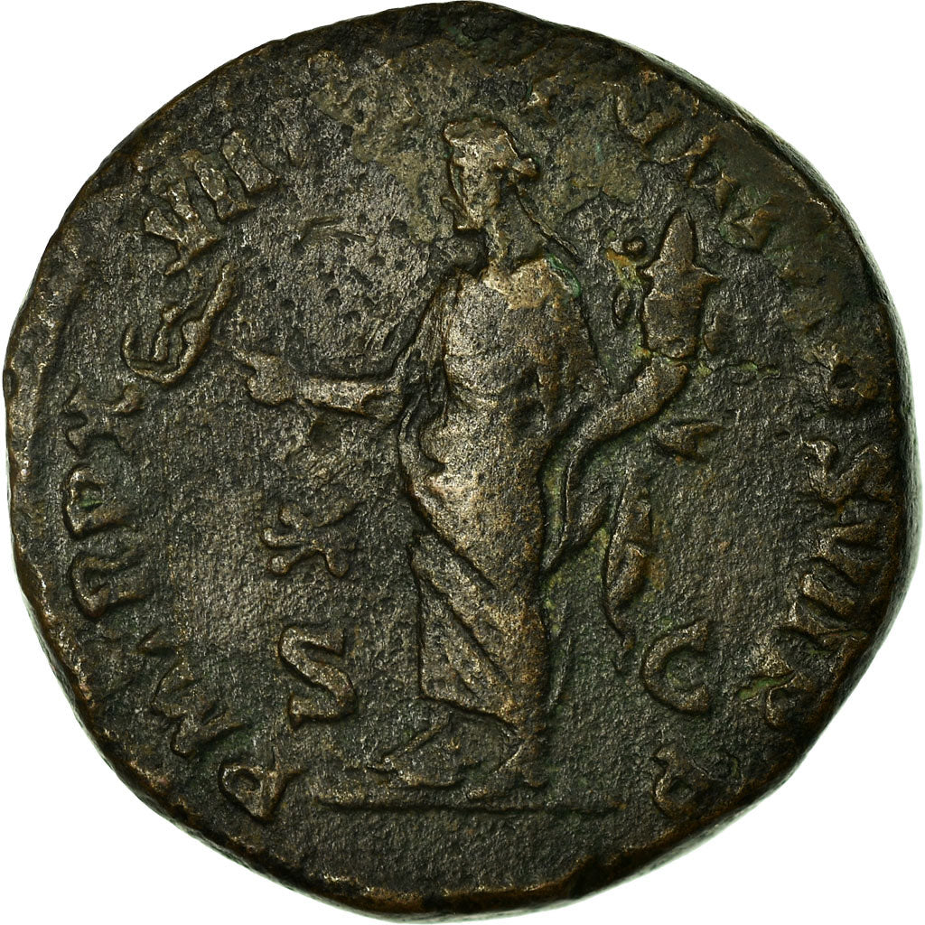 Coin, Commodus, Dupondius, Rome, VF(30-35), Bronze, RIC:620