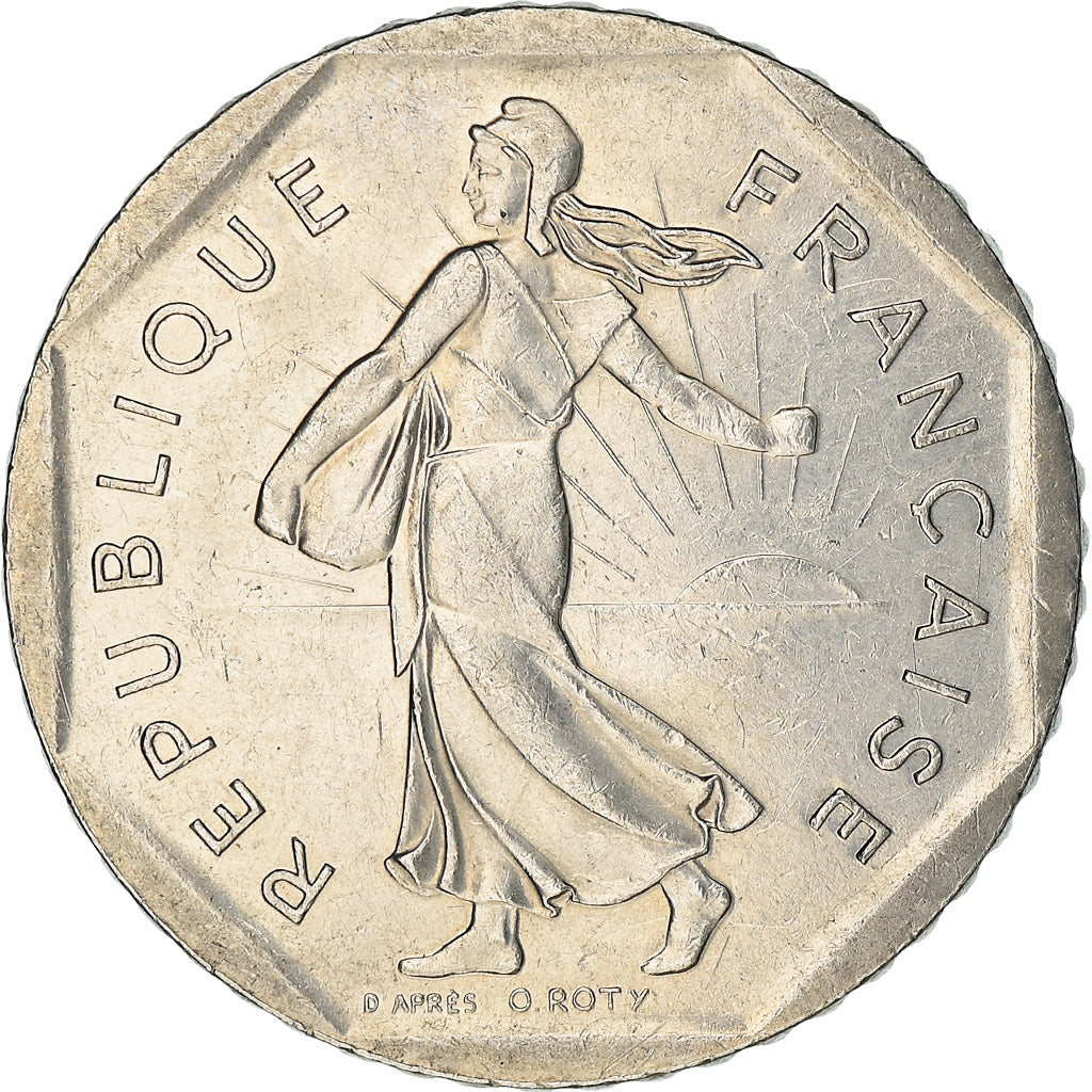 Moneda, Francia, Semeuse, 2 Francs, 1994, EBC, Níquel, KM:942.2, Gadoury:547