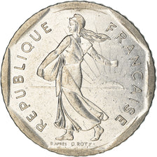 Münze, Frankreich, Semeuse, 2 Francs, 1989, VZ, Nickel, KM:942.1, Gadoury:547