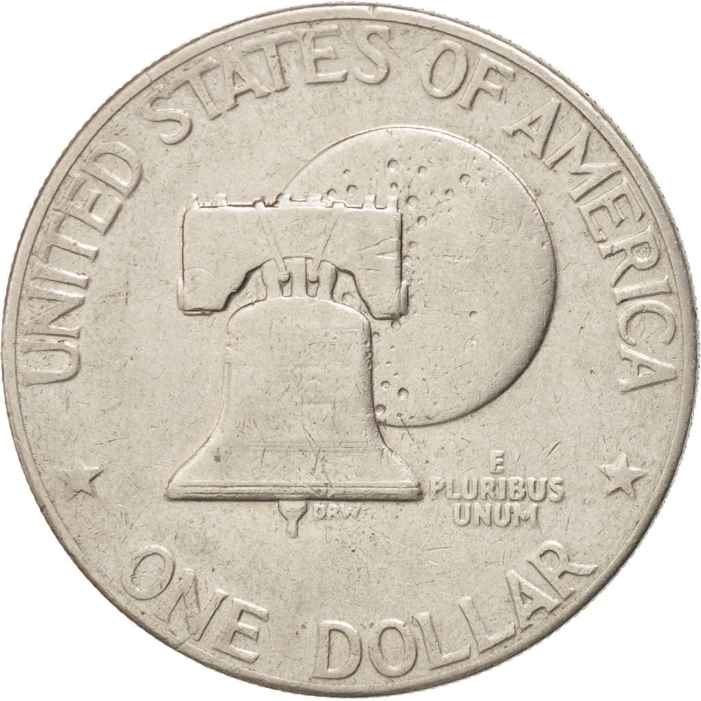 UNITED STATES, Eisenhower Dollar, Dollar, 1976, U.S. Mint, KM #206, AU(50-53),..