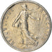 Munten, Frankrijk, Semeuse, 1/2 Franc, 1967, Paris, ZF+, Nickel, KM:931.1