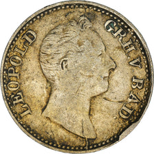 Coin, German States, BADEN, Ludwig I, Semeuse, 3 Kreuzer, 1833, VF(30-35)