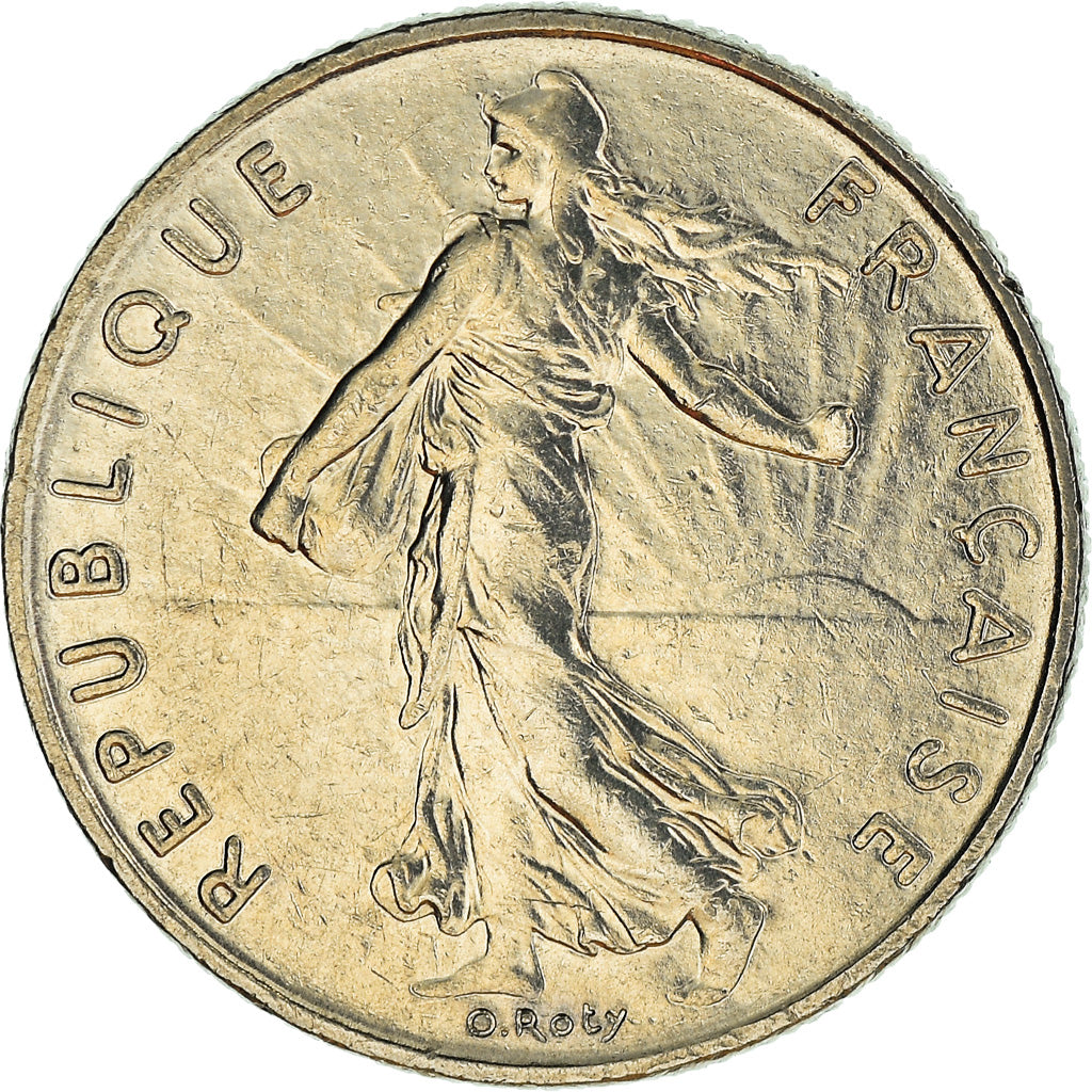 Moneta, Francia, Semeuse, 1/2 Franc, 1991, SPL-, Nichel, KM:931.2, Gadoury:429