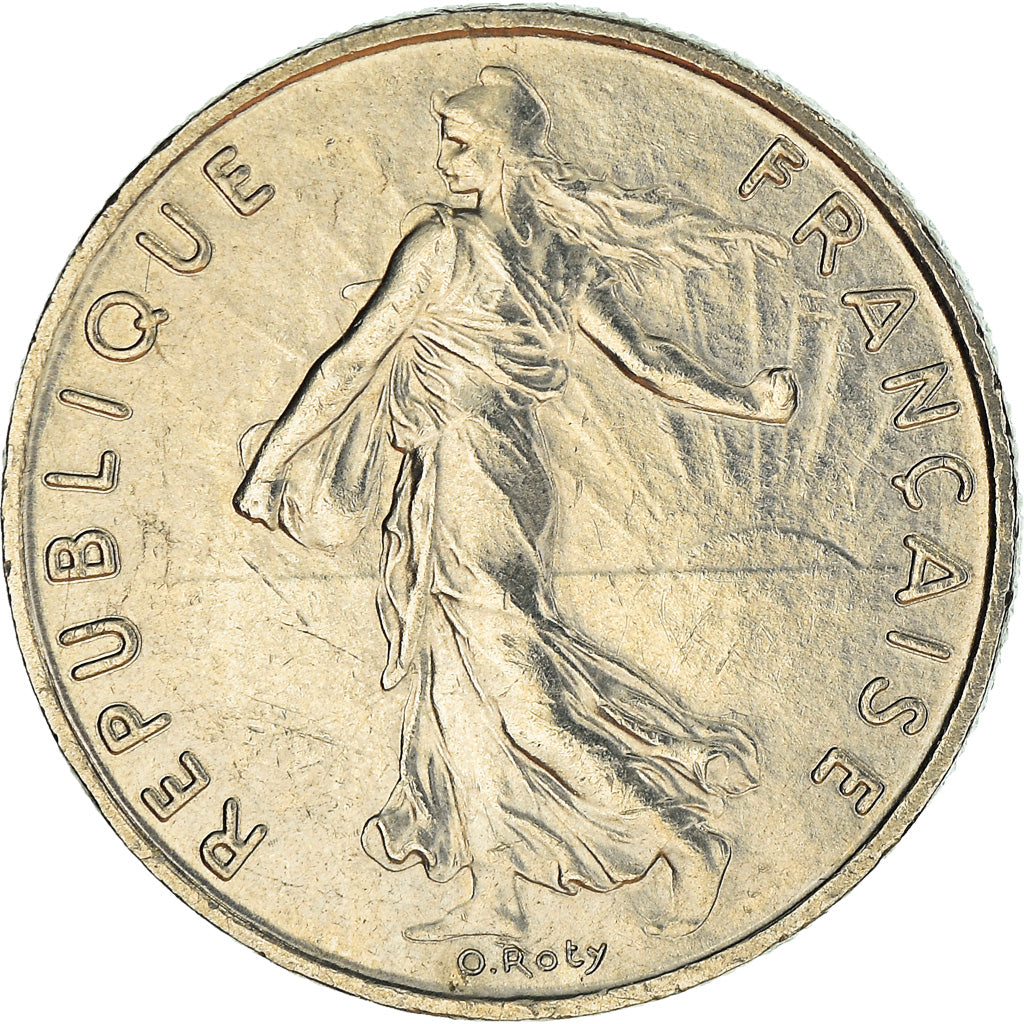 Münze, Frankreich, Semeuse, 1/2 Franc, 2000, VZ+, Nickel, KM:931.2, Gadoury:429