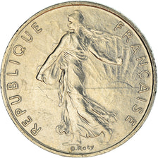 Münze, Frankreich, Semeuse, 1/2 Franc, 2000, VZ+, Nickel, KM:931.2, Gadoury:429