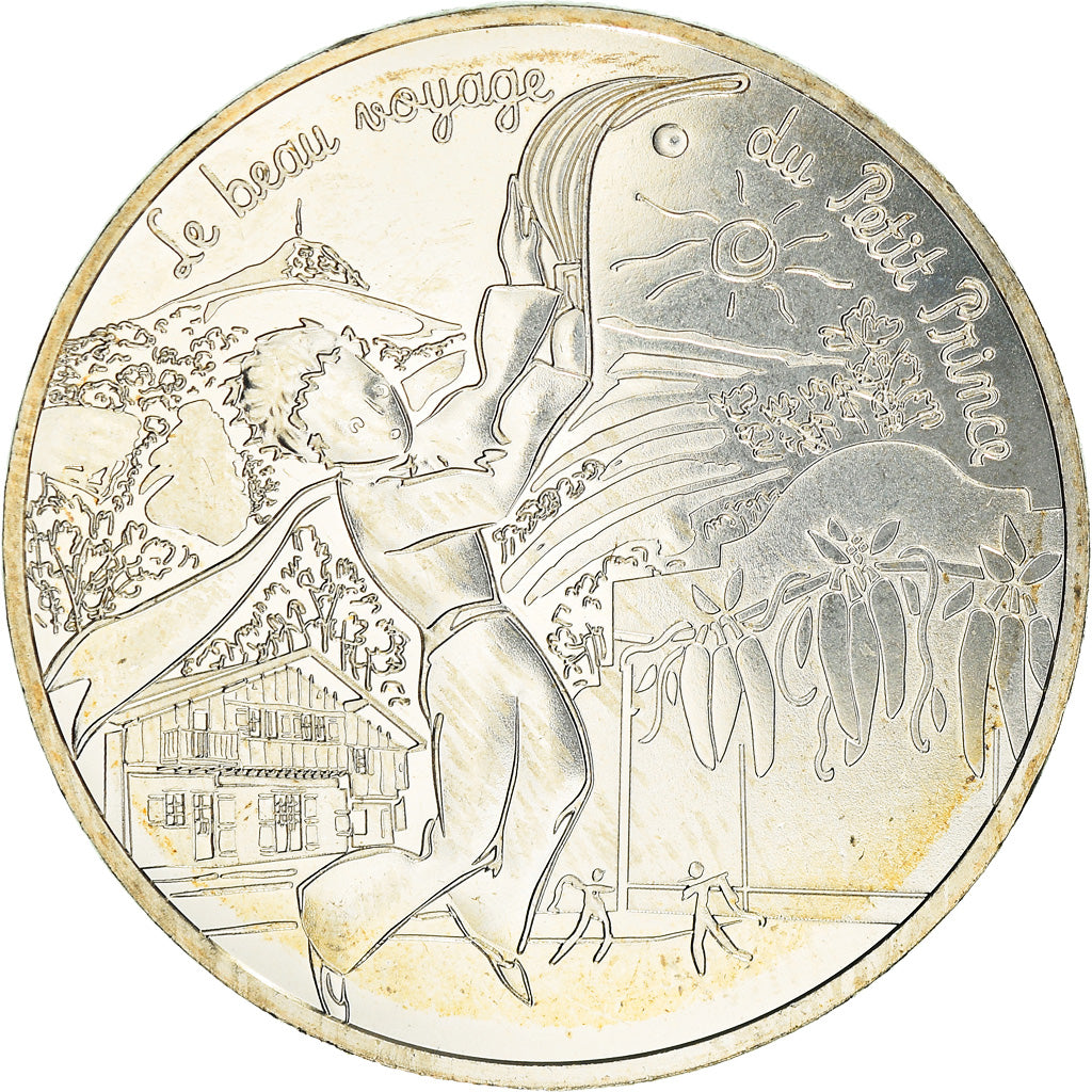 France, 10 Euro, Le Petit Prince No 4/24, 2016, FDC, MS(65-70), Silver