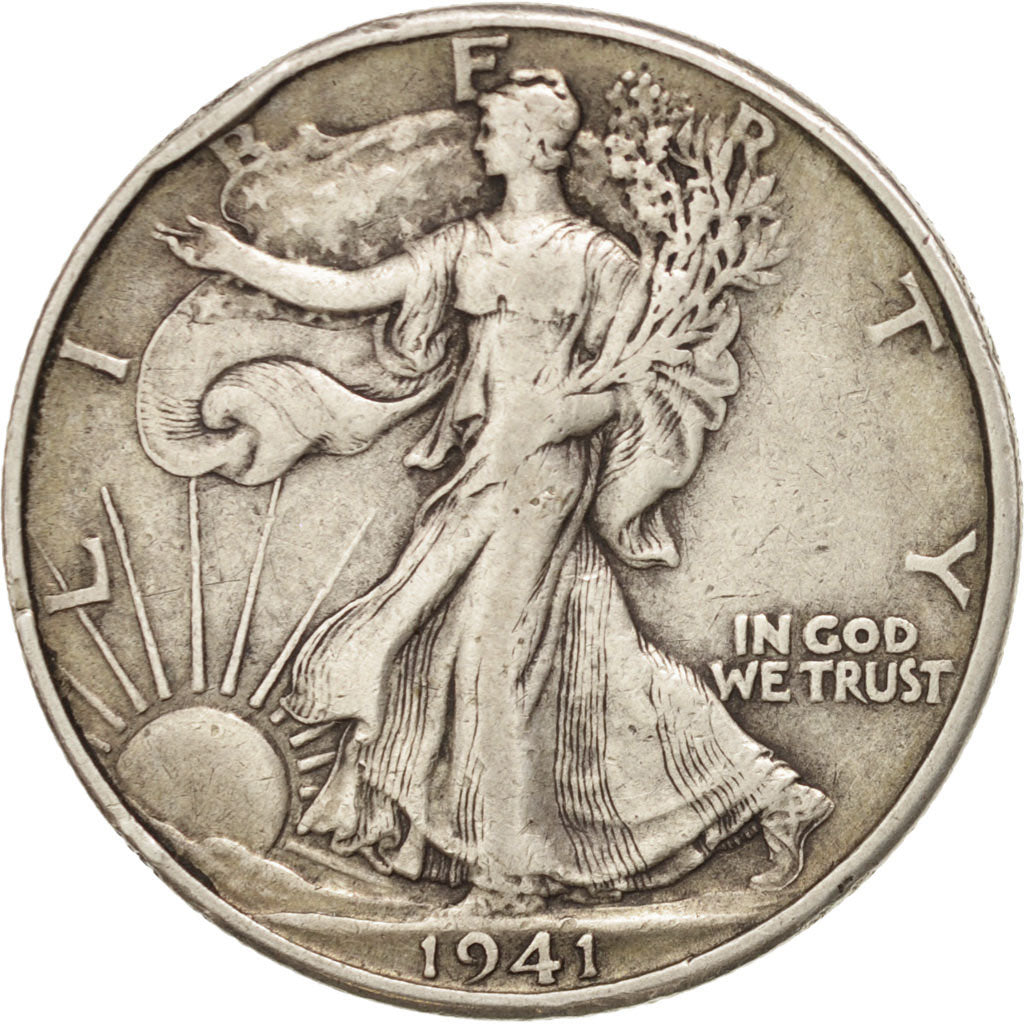 UNITED STATES, Walking Liberty Half Dollar, Half Dollar, 1941, U.S. Mint, KM...