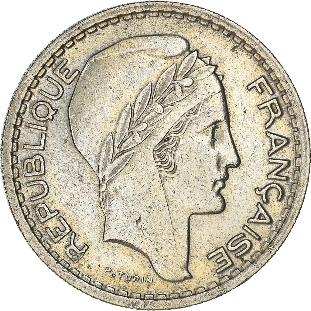 Munten, Frankrijk, Turin, 10 Francs, 1948, Paris, PR, Copper-nickel, KM:909.1