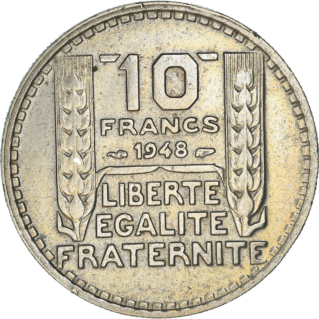 Munten, Frankrijk, Turin, 10 Francs, 1948, Paris, PR, Copper-nickel, KM:909.1