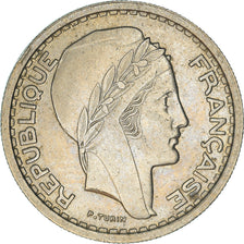 Coin, Algeria, 20 Francs, 1956, Paris, MS(60-62), Copper-nickel, KM:91