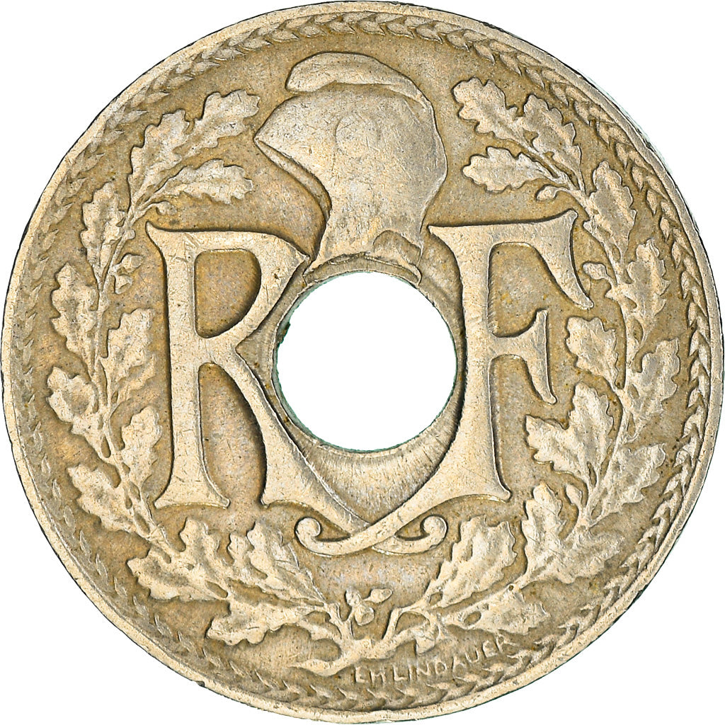 Coin, France, Lindauer, 5 Centimes, 1917, EF(40-45), Copper-nickel, KM:865