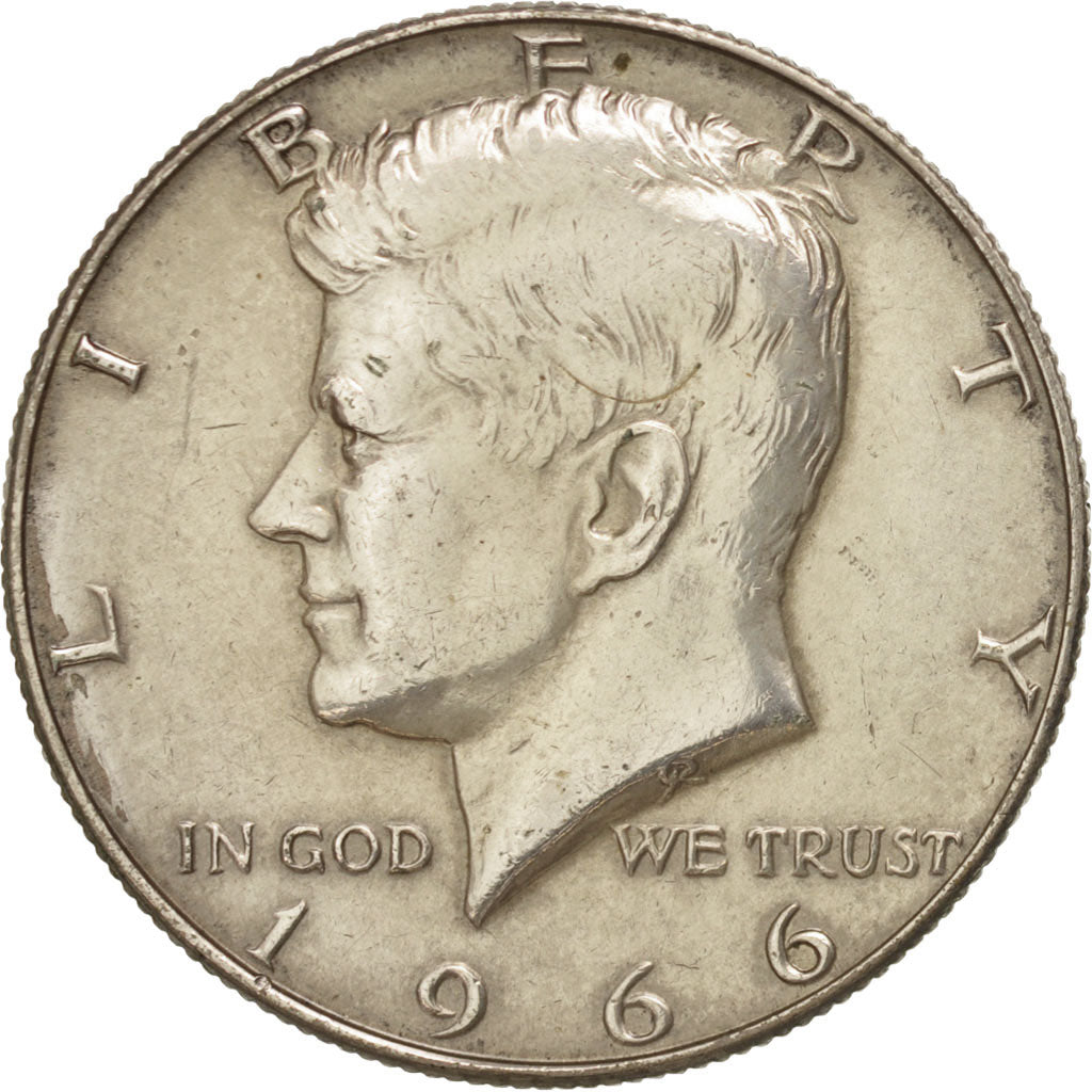 UNITED STATES, Kennedy Half Dollar, Half Dollar, 1966, U.S. Mint, KM #202a,...