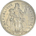 Coin, New Caledonia, 2 Francs, 1991, Paris, MS(60-62), Aluminum, KM:14