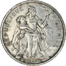Monnaie, French Polynesia, 5 Francs, 1965, Paris, TTB+, Aluminium, KM:4