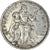 Moeda, Polinésia Francesa, 5 Francs, 1965, Paris, AU(50-53), Alumínio, KM:4