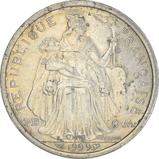 Monnaie, French Polynesia, 2 Francs, 1999, Paris, TTB+, Aluminium, KM:10