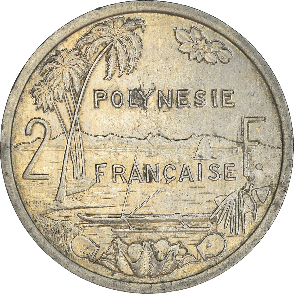 Monnaie, French Polynesia, 2 Francs, 1999, Paris, TTB+, Aluminium, KM:10