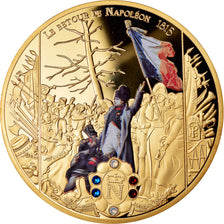 France, Medal, Le Retour de Napoléon, 1815, MS(65-70), Copper Gilt