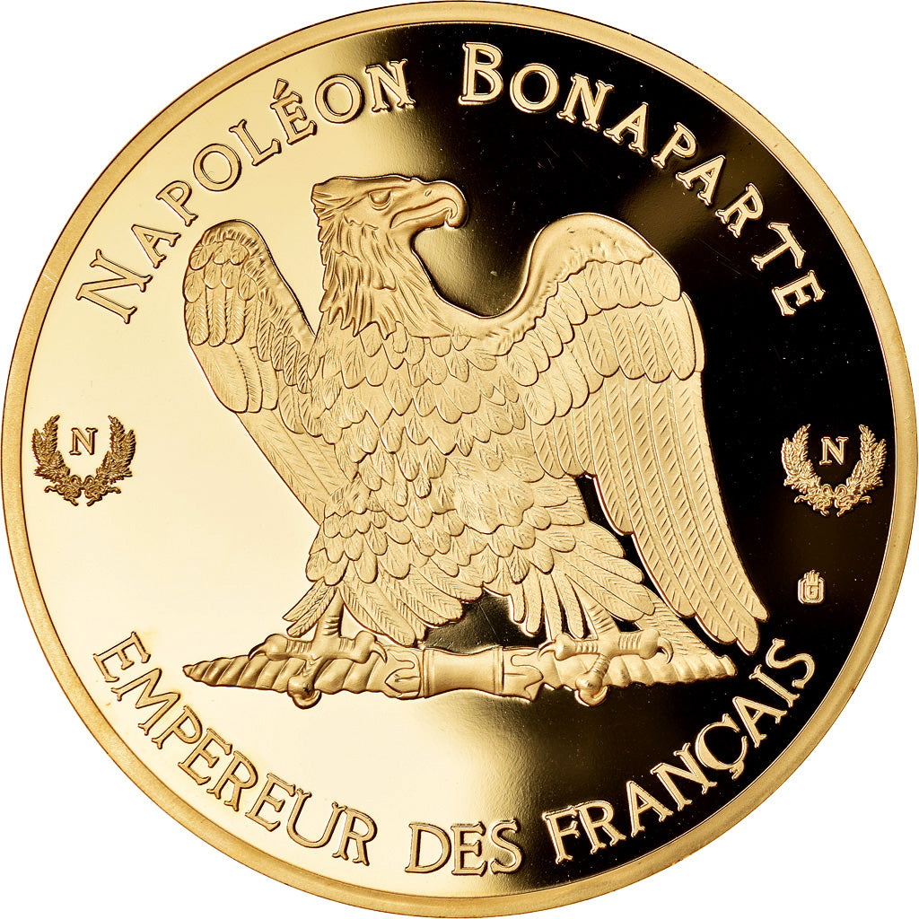 France, Medal, Le Retour de Napoléon, 1815, MS(65-70), Copper Gilt