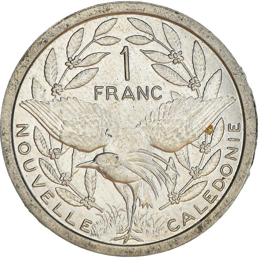 Coin, New Caledonia, Franc, 1997, Paris, MS(60-62), Aluminum, KM:10