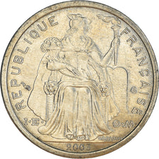 Coin, New Caledonia, Franc, 2003, Paris, MS(60-62), Aluminum, KM:10