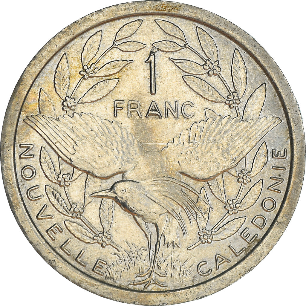 Coin, New Caledonia, Franc, 2003, Paris, MS(60-62), Aluminum, KM:10