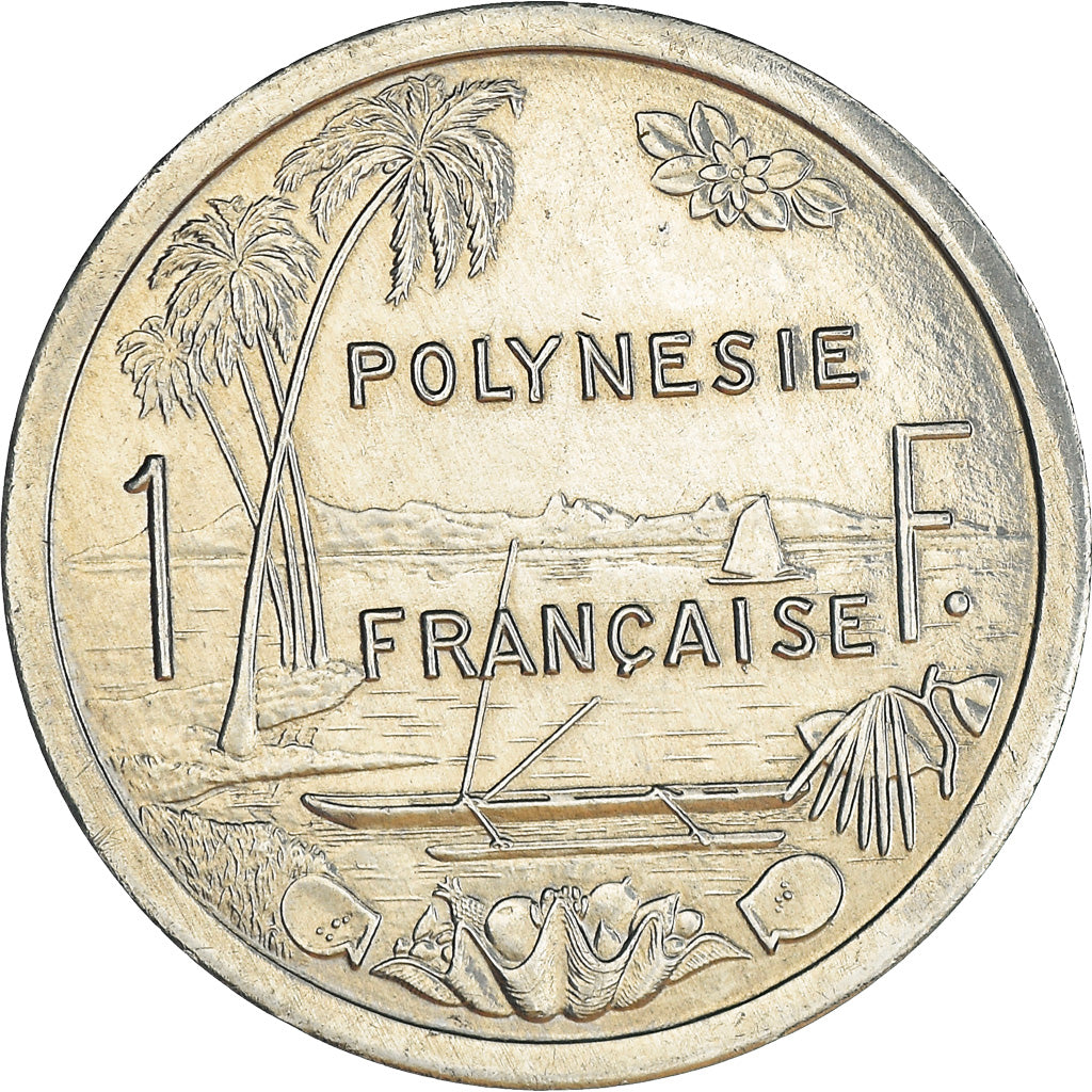 Coin, French Polynesia, Franc, 2004, Paris, MS(60-62), Aluminum, KM:11