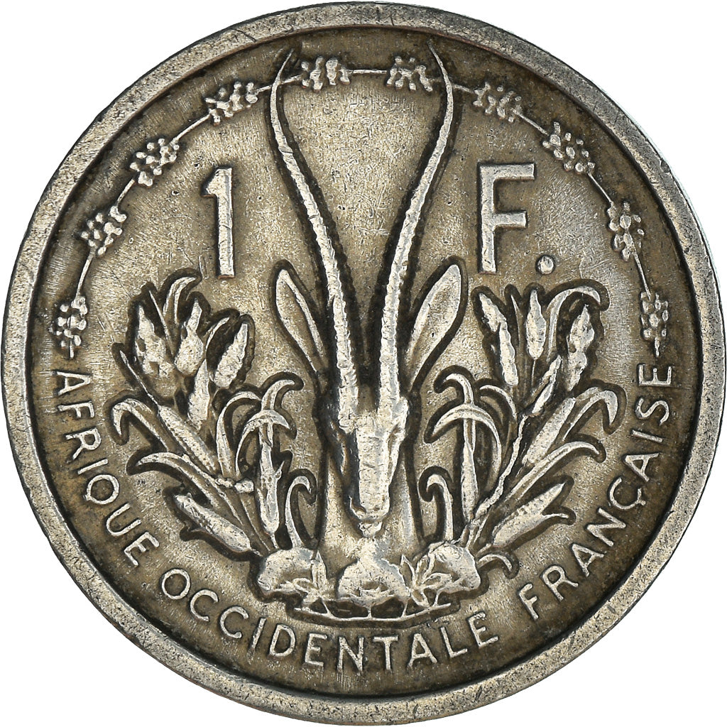 Moneta, Africa equatoriale francese, Franc, 1948, Paris, BB+, Rame-nichel