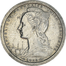 Coin, Madagascar, Franc, 1948, Paris, AU(55-58), Aluminum, KM:3