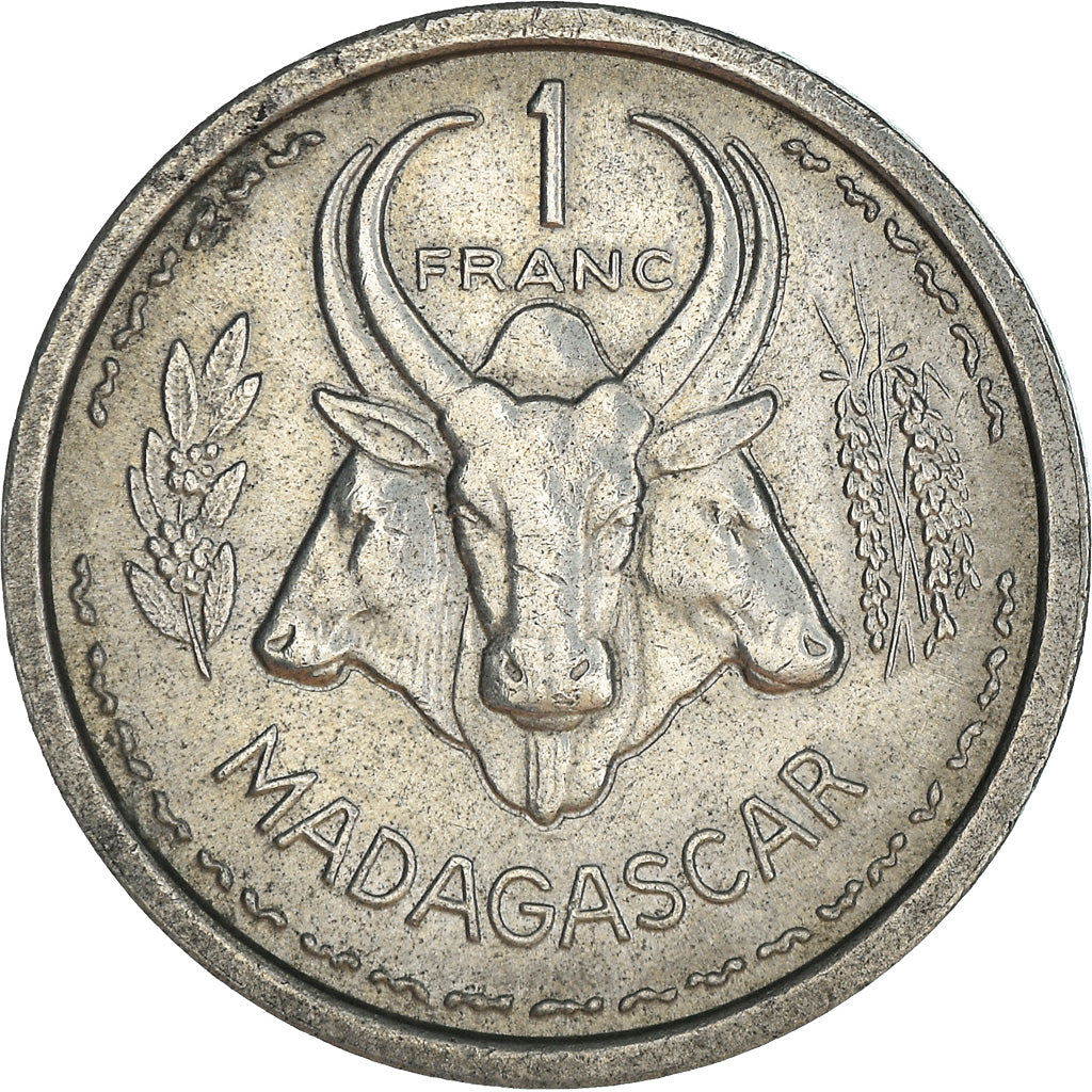 Coin, Madagascar, Franc, 1948, Paris, AU(55-58), Aluminum, KM:3