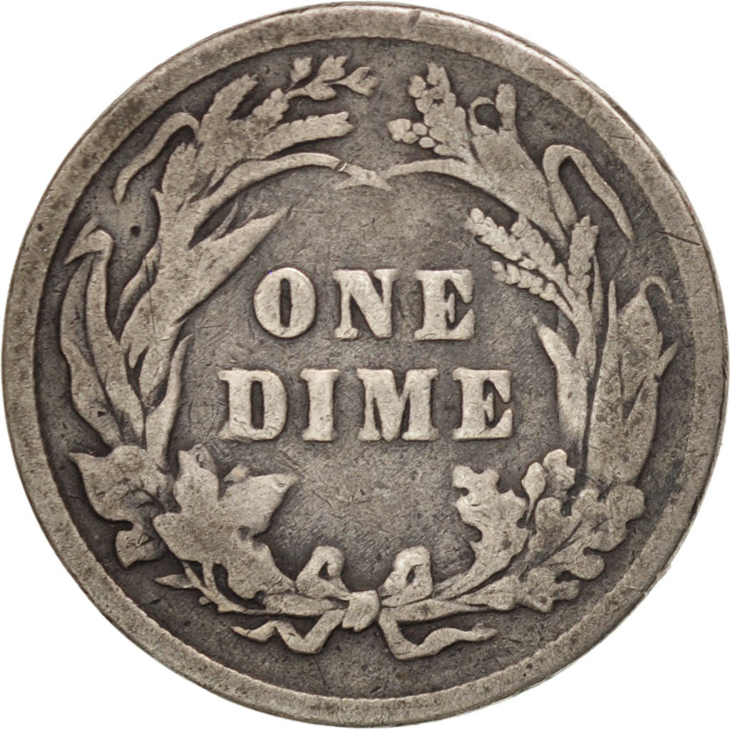 Moneda, Estados Unidos, Barber Dime, Dime, 1899, U.S. Mint, Philadelphia, BC