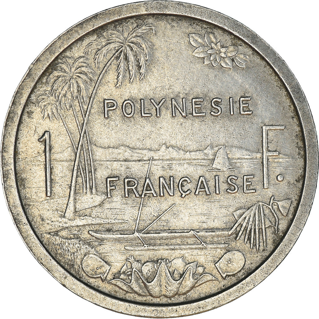 Coin, French Polynesia, Franc, 1981, Paris, AU(50-53), Aluminum, KM:11
