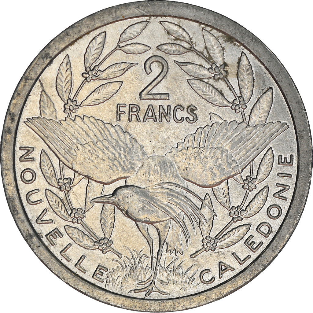 Münze, Neukaledonien, 2 Francs, 2008, Paris, SS+, Aluminium, KM:14