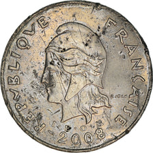 Coin, French Polynesia, 50 Francs, 2008, Paris, VF(20-25), Copper-nickel, KM:13a
