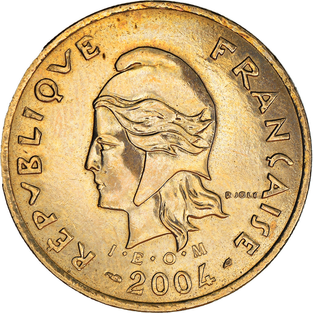 Coin, French Polynesia, 100 Francs, 2004, Paris, AU(50-53), Nickel-Bronze, KM:14