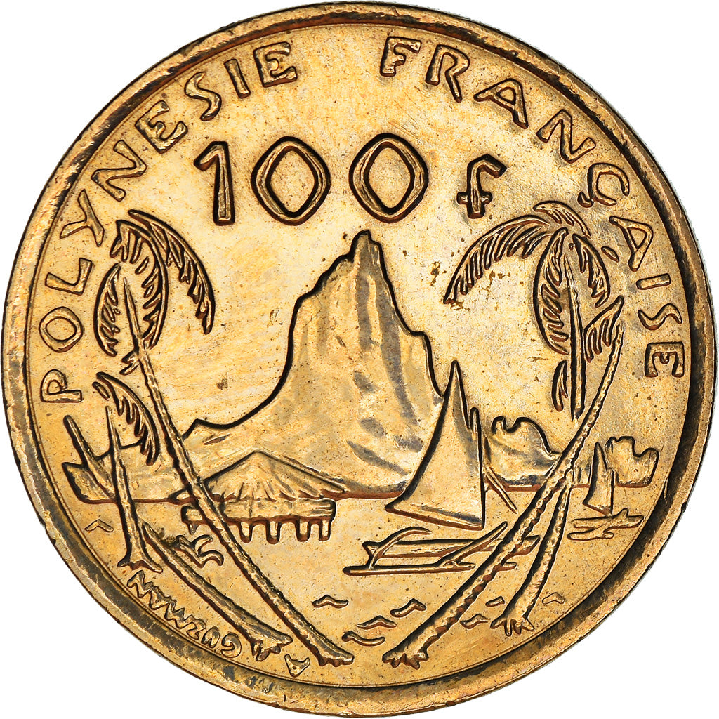 Coin, French Polynesia, 100 Francs, 2004, Paris, AU(50-53), Nickel-Bronze, KM:14