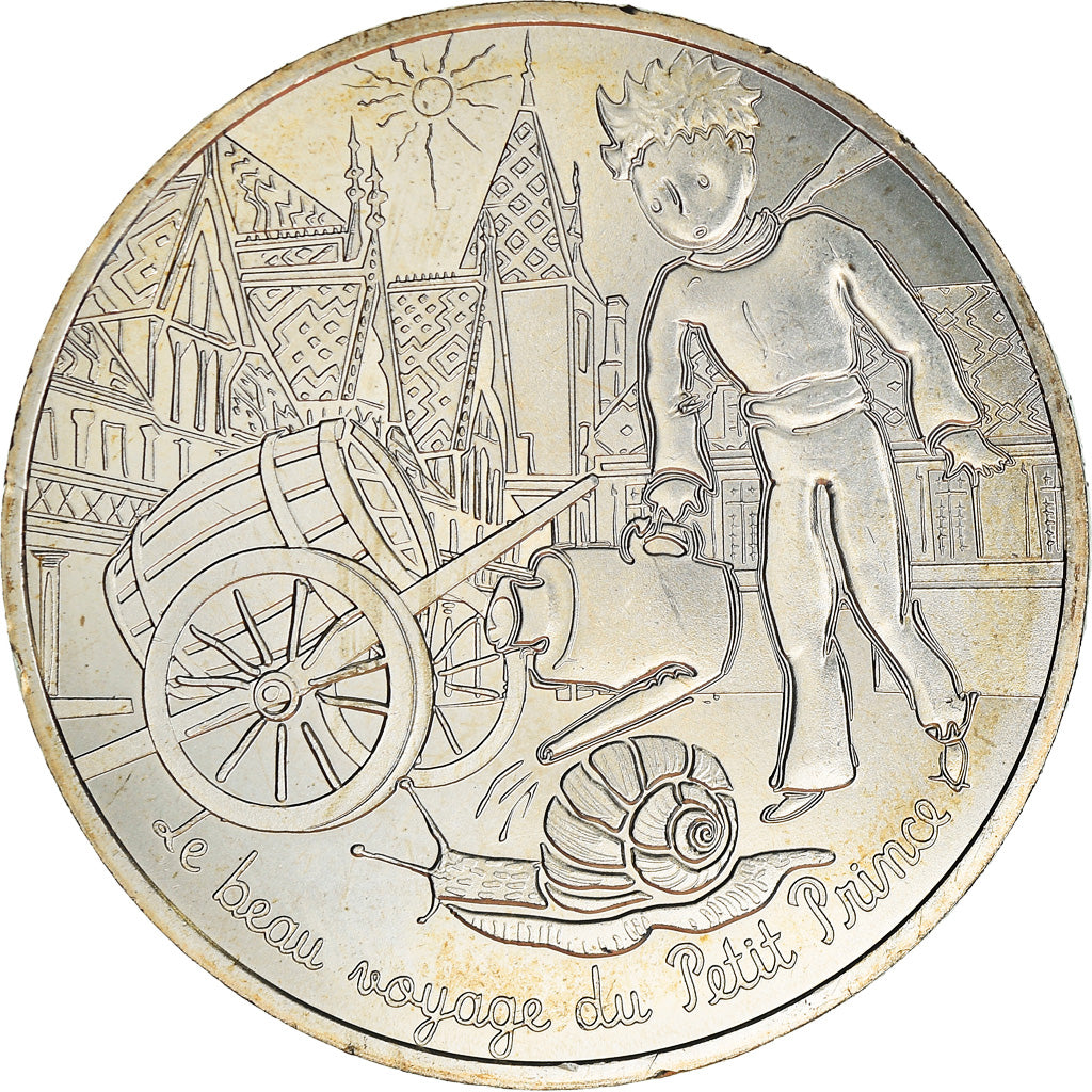 Francia, 10 Euro, Petit prince à la campagne, 2016, Paris, FDC, Argento
