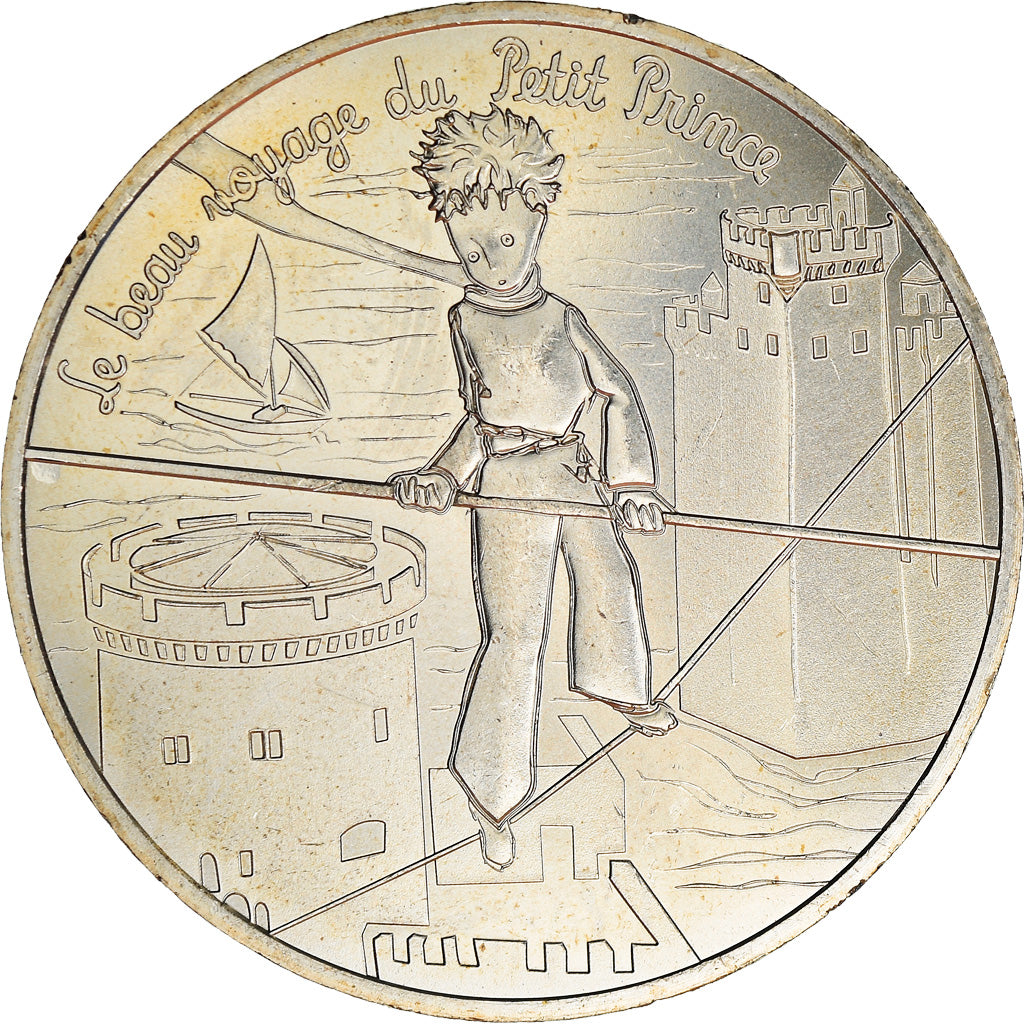 France, 10 Euro, Le Petit Prince à La Rochelle, 2016, Paris, MS(65-70), Silver