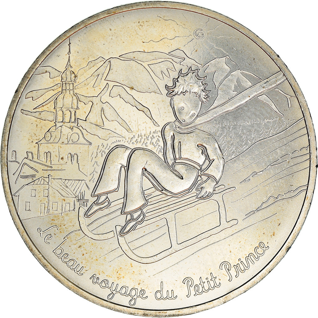 Frankreich, 10 Euro, Petit Prince fait de la luge, 2016, Paris, STGL, Silber