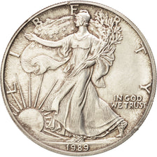 États-Unis, Silver Eagle Dollar, 1989, Philadelphie, KM 273