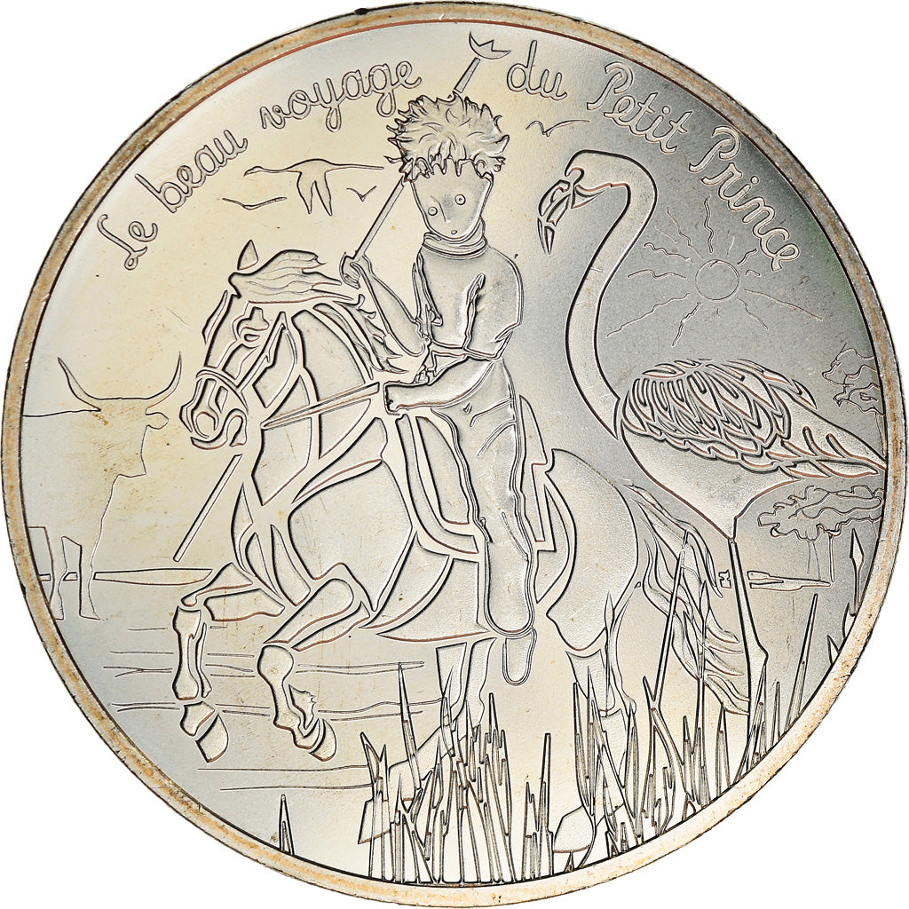 France, 10 Euro, Le Petit Prince à cheval, 2016, Paris, FDC, Argent