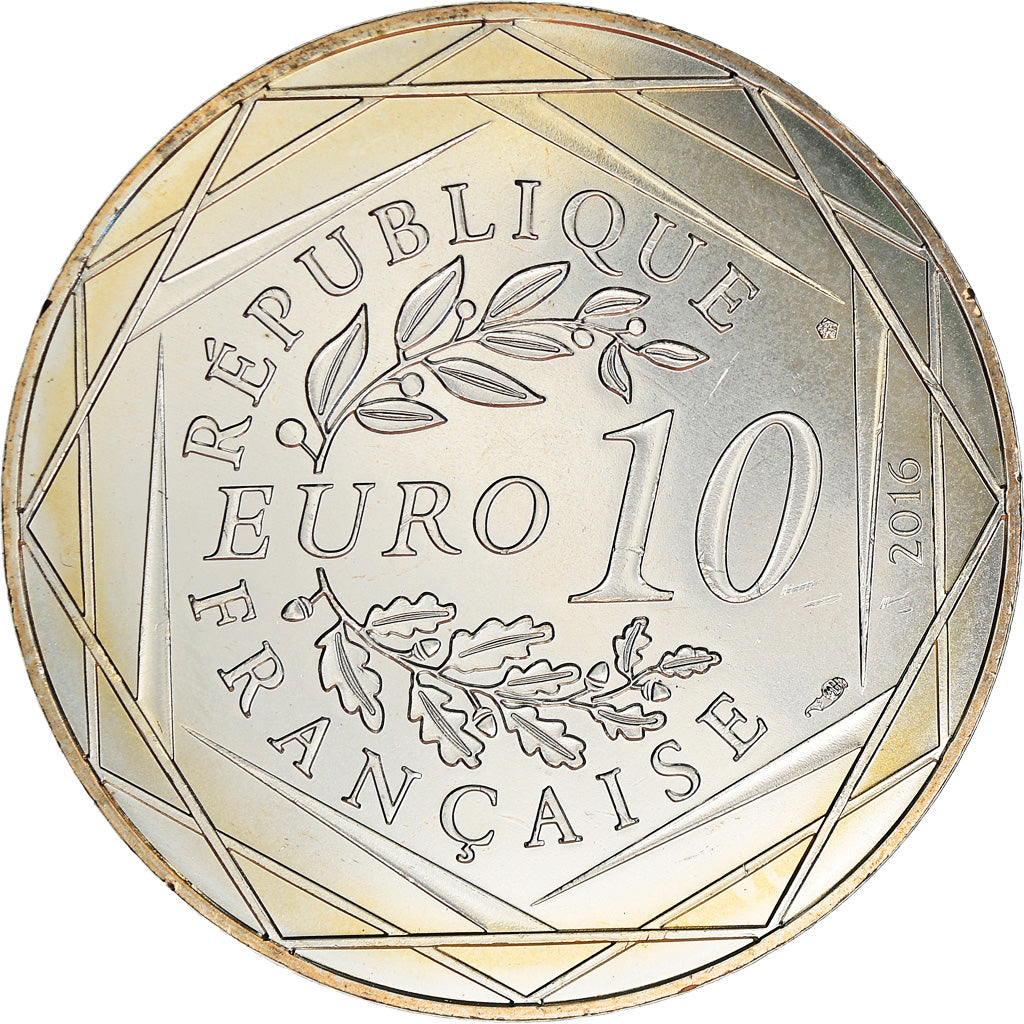 France, 10 Euro, Le Petit Prince à cheval, 2016, Paris, FDC, Argent